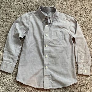 Boys XS (4/5) gray button down